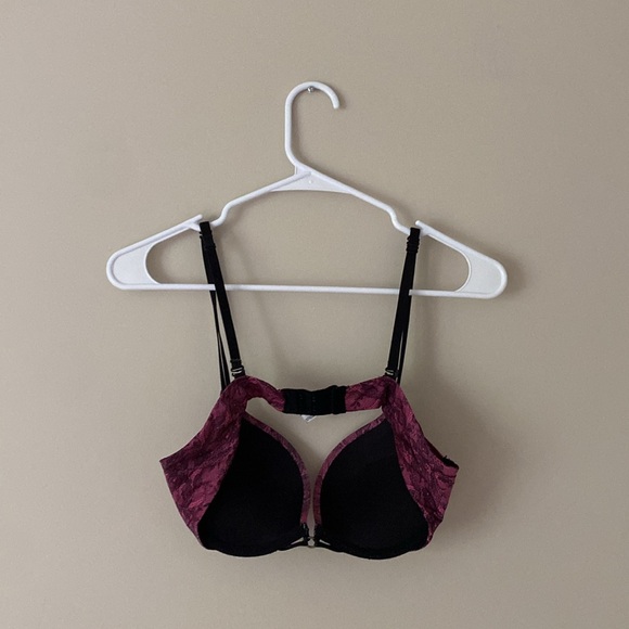 La Senza Floral Lace Push Up Intimate Feminine Flower Sexy Bra Size 36A - Picture 5 of 15